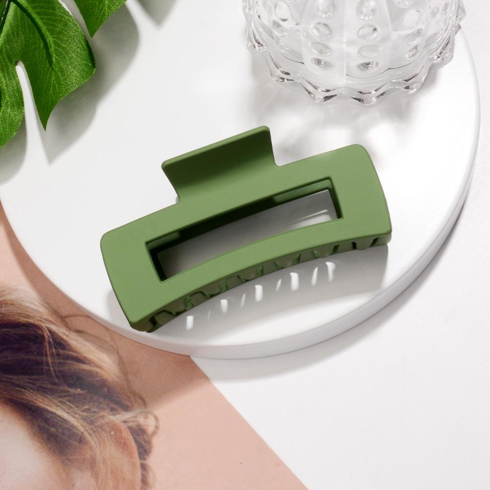 Koreanische Neutral Kaffee Große Klaue Clips für Dickes Haar Zubehör Frauen Kopfschmuck Ins Mode Kunststoff Fang Krabben Haarnadeln Geschenke