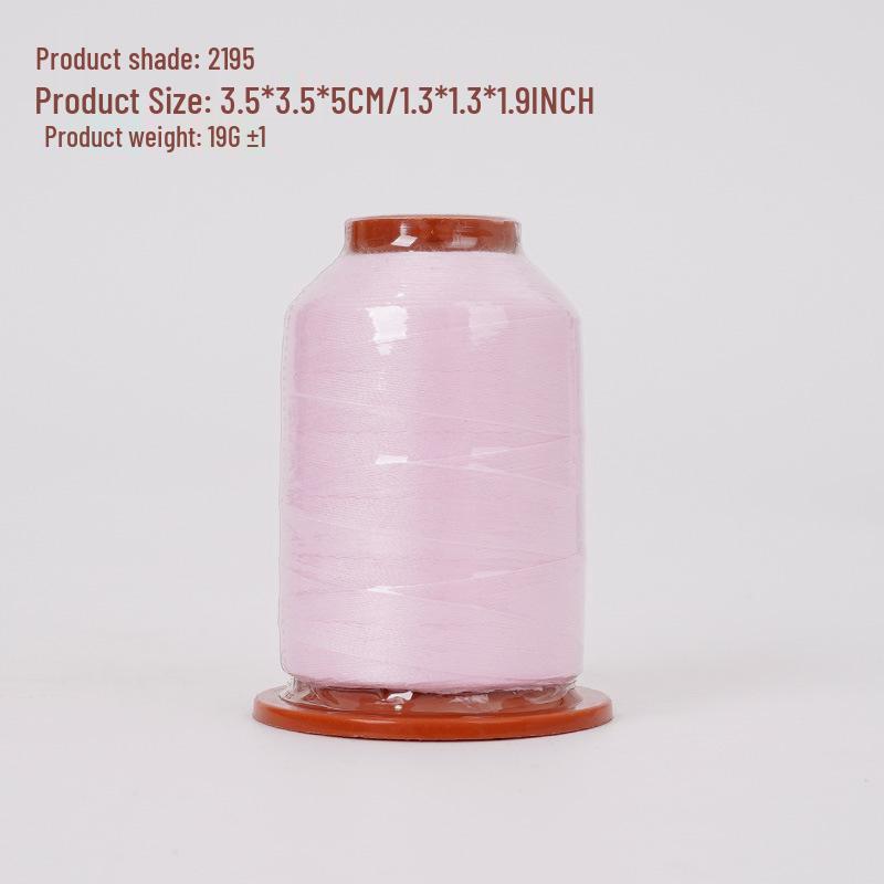 Polyester Sewing Thread: 100 Colors, 500 Yards, Fine Two-Strand, High-Speed, for Hand Sewing
