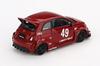 MINI GT Scale Abarth 595 X Abarth Works Red Finished Model 1/64 LB-WORKS (Right-Hand Drive) MGT00963-R