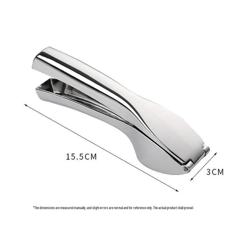 LISM Manual Alloy Square Garlic Press (Set of 2)