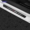 4PCS Carbon Fiber Car Scuff Plate Door Sill Stickers For Lada Vesta Xray Largus Granta NIVA