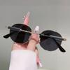 Steampunk Round Polarized Sunglasses Women For Men Vintage Punk Metal Outdoor Driving Luxury Brand Designer Sun Glasses Uv400
