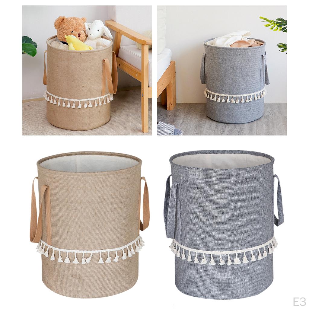 Laundry Hamper Decorative Dirty Clothes Basket Storage Organizer for toys Nursery Shelf Dorm