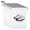 10/1Pcs Transparent Shoes Storage Bag Portable Travel Packing Drawstring Pouch Waterproof Dust-proof Bags Home Shoes Organizer