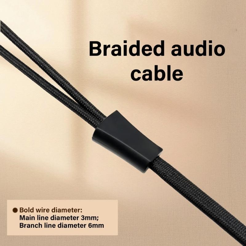 3.5mm Audios Cable Replacement for HD650 HD600 HD580 HD660S Headphones Long Coppers Wire