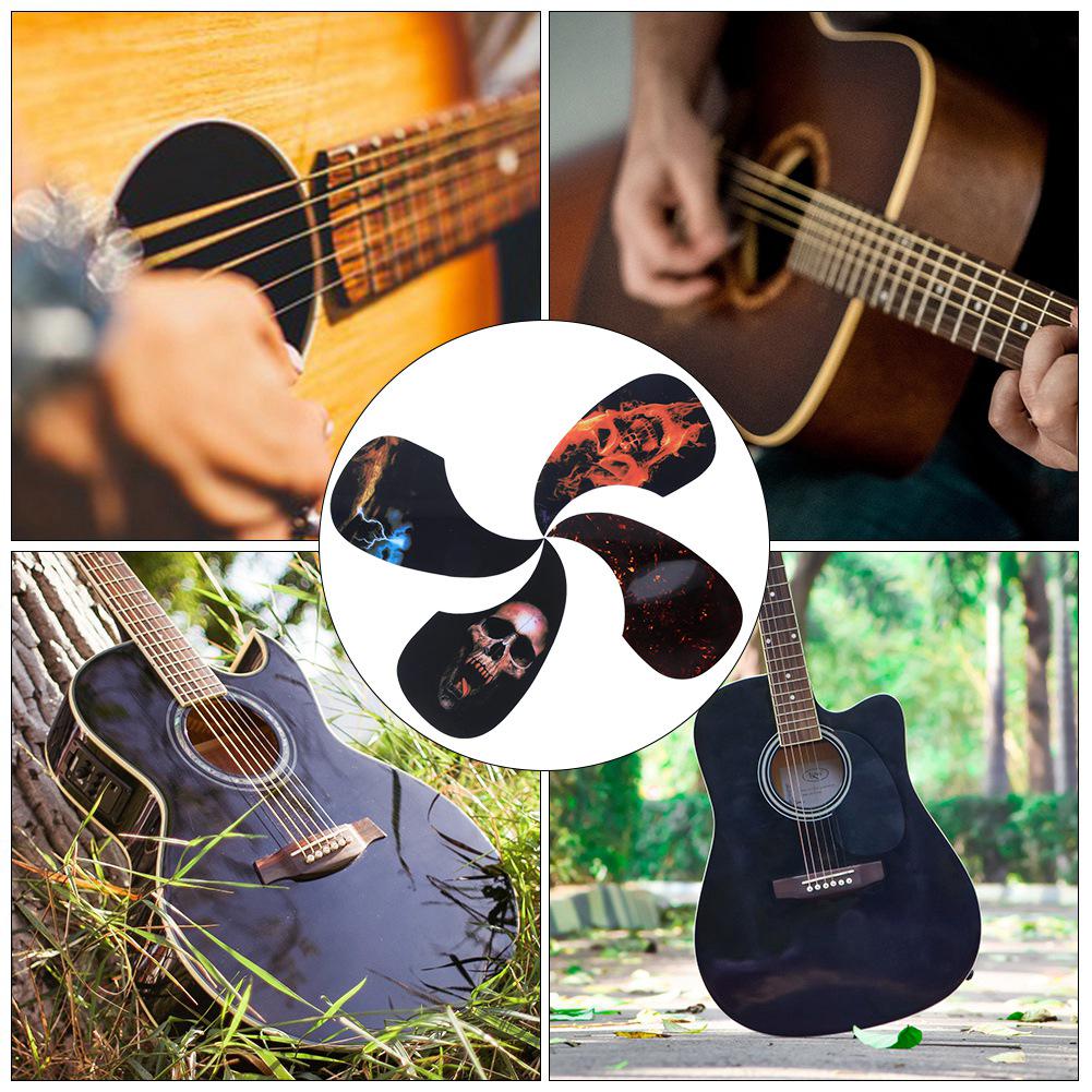 4Pcs Acoustic Guitar Pickguard PVC Protective Pick Guard Musical Instrument Accessories