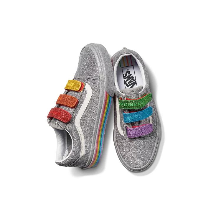 Vans Flour Shop X Old Skool V 'Silver Rainbow' VN0A3D292TO