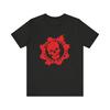 Innerlich tot, angetrieben von Krieg - Von GearsOfWar inspiriert - Unisex T-Shirt mit kurzen Ärmeln