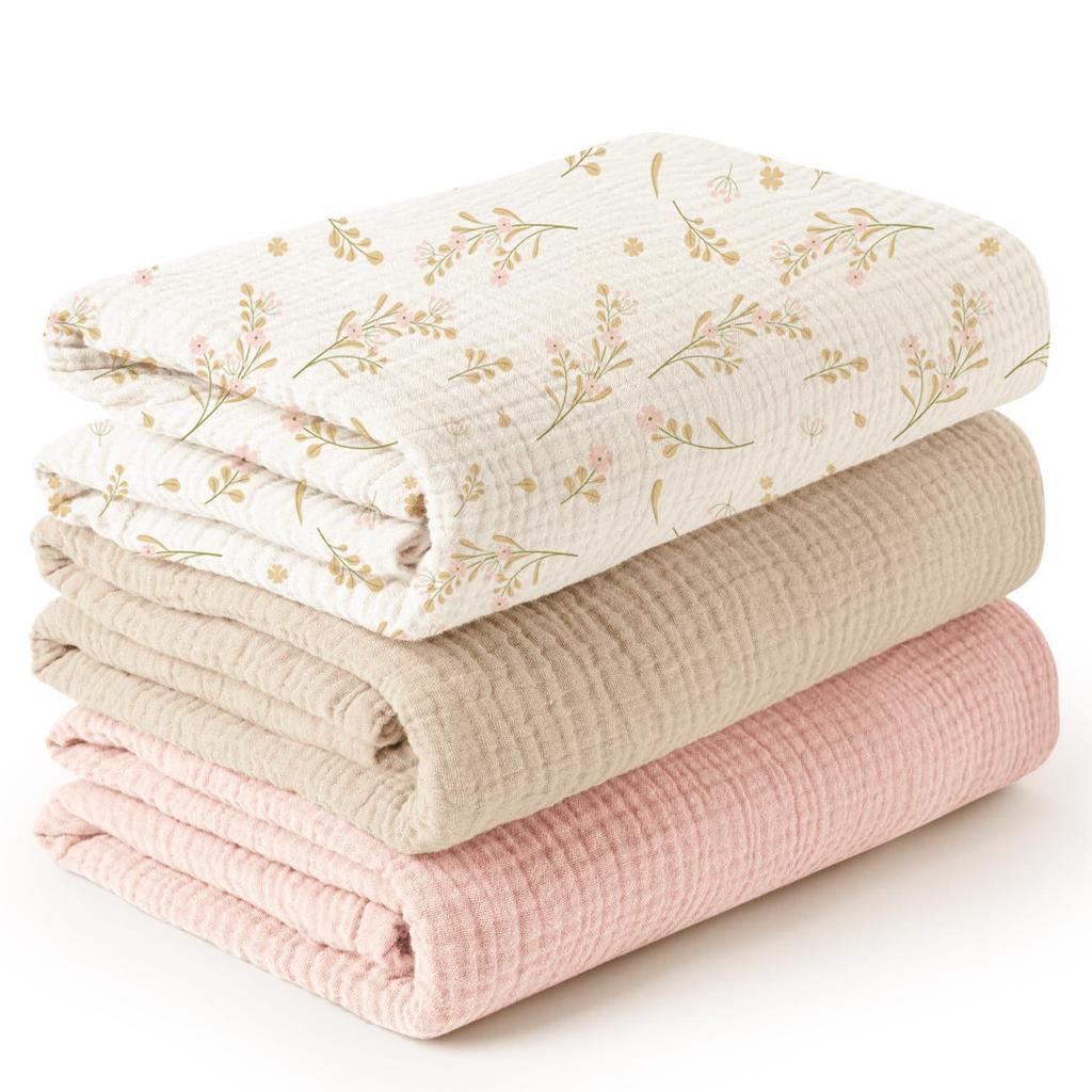 Newborn Muslin Swaddle: Soft, Breathable Blanket for Wrapping, Burping & Bathing - Perfect Baby Gift