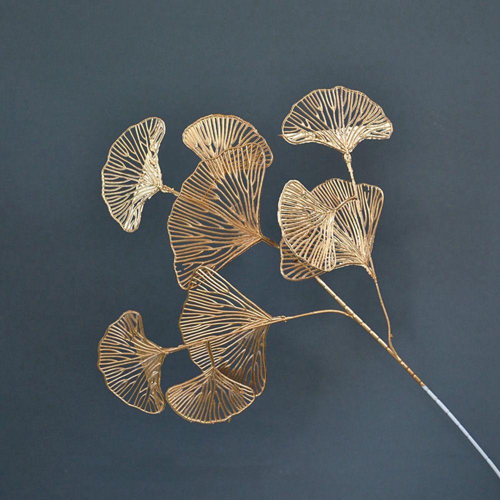 Christmas Golden Maple Leaf Artificial Flower Christmas Decoration Fake Flower Artificial Plants