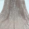 Tessuto di Pizzo Ricamato Full Paillettes Lucide Multicolore Materiale da Cucito Fai da Te per Abito da Sposa Tessuto Decorativo per Abbigliamento