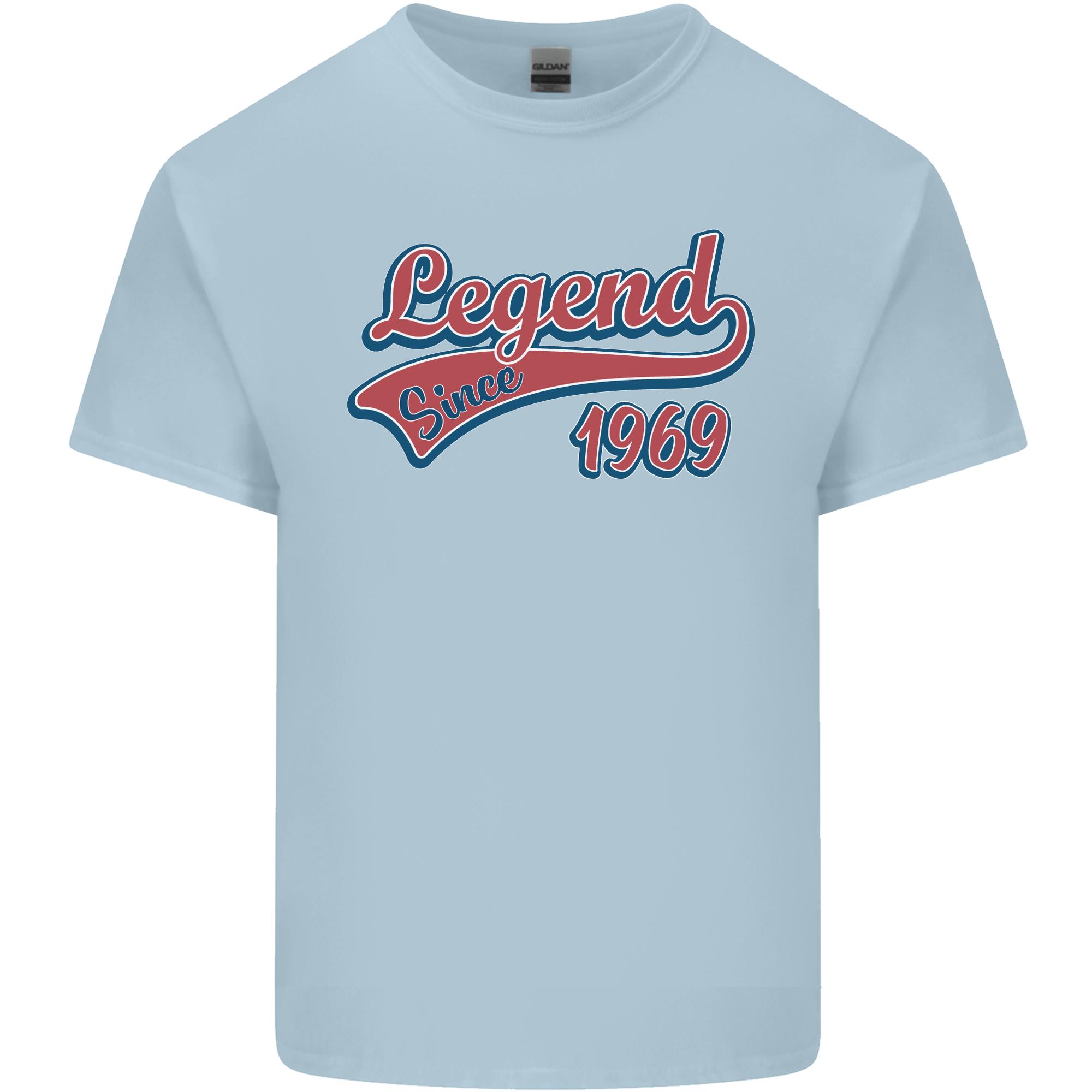 Legend Since 57th Birthday 1969 Unisexs Light Cotton TShirt S