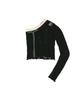 ADSB ANDERSSON BELL Adsb X Ottolinger One Shoulder Knit Atb1215W(Black)