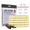 COB FCOB LED Strip High 5M Length 2400 Warm White 8mm for Indoor Energy Class CRI Controller and Power Supply Not Included BTF-LIGHTING Light,