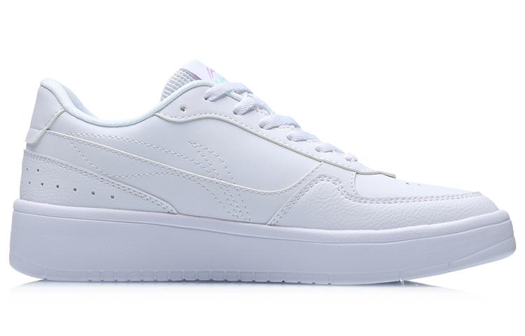 Li Ning Skateboard Shoes Women's Low Top White AGCR198-1