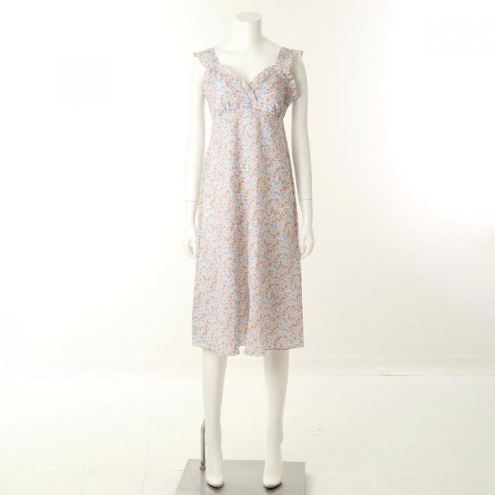 Wacoal Хлопковый полный пеньюар с цветочным узором Гидзими Wfs3801r 85