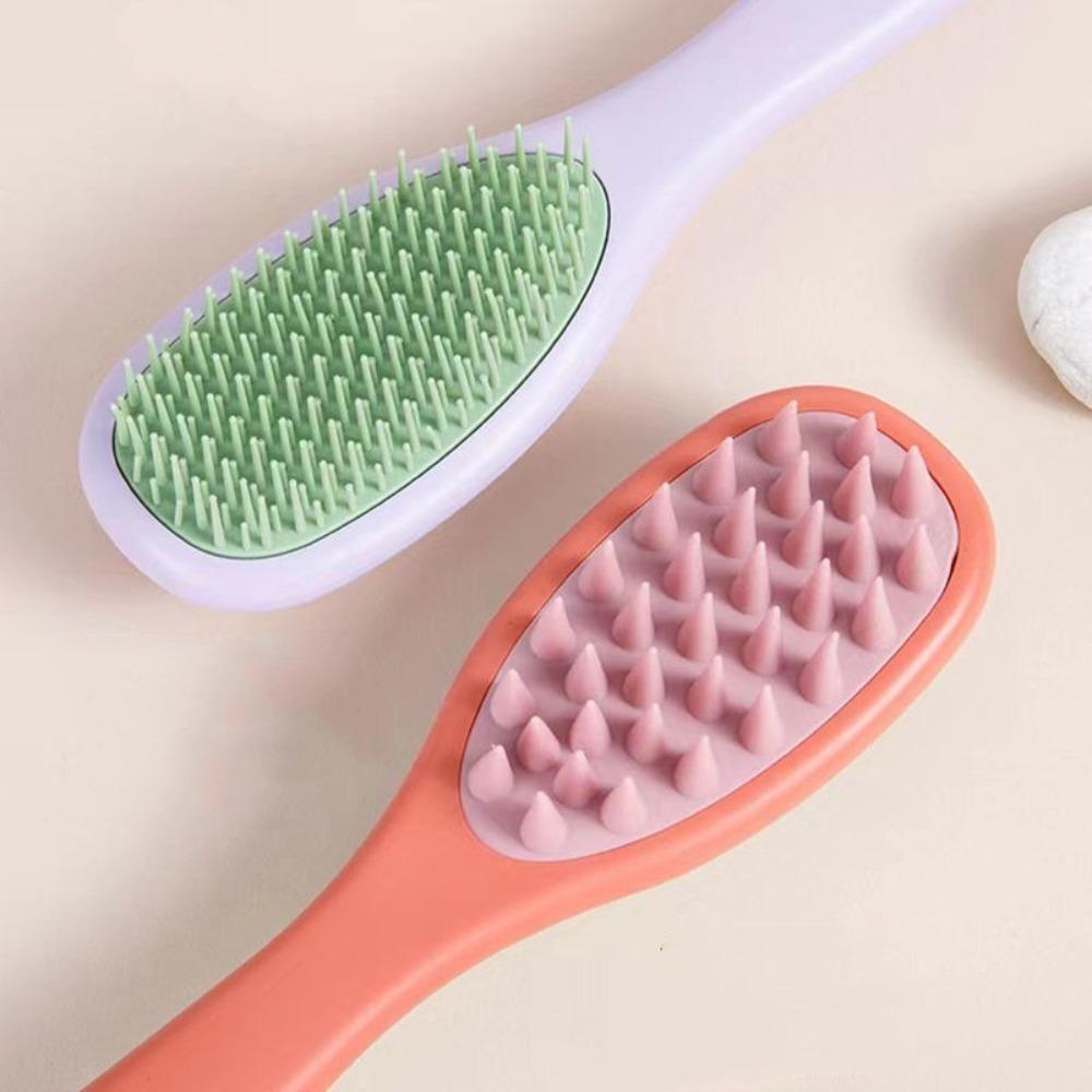 

Double Toothed 2-in-1 Comb Double-sided Scalp Massage Brush Silicone Shampoo Brush 02