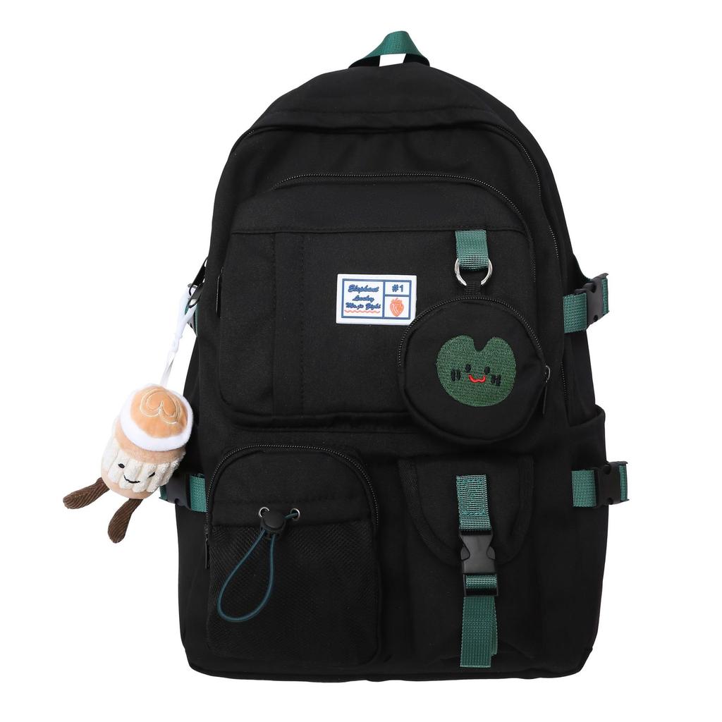 A Large Capacity Korean Style Instagram Trendy Schoolbag for Junior and Senior High School Girls A Lightweight Travel Backpack