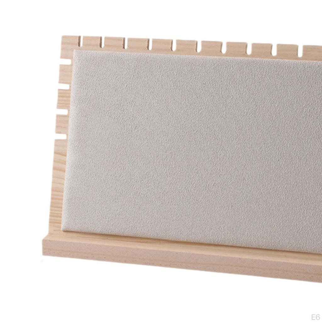 Elegant Wooden Jewelry Stand for Necklace Organization In Home Or Store