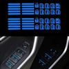 Glow In Dark Car Window Switch Stickers Fluorescent Function Button Decals for Power Window Control Night Driving Upgrade