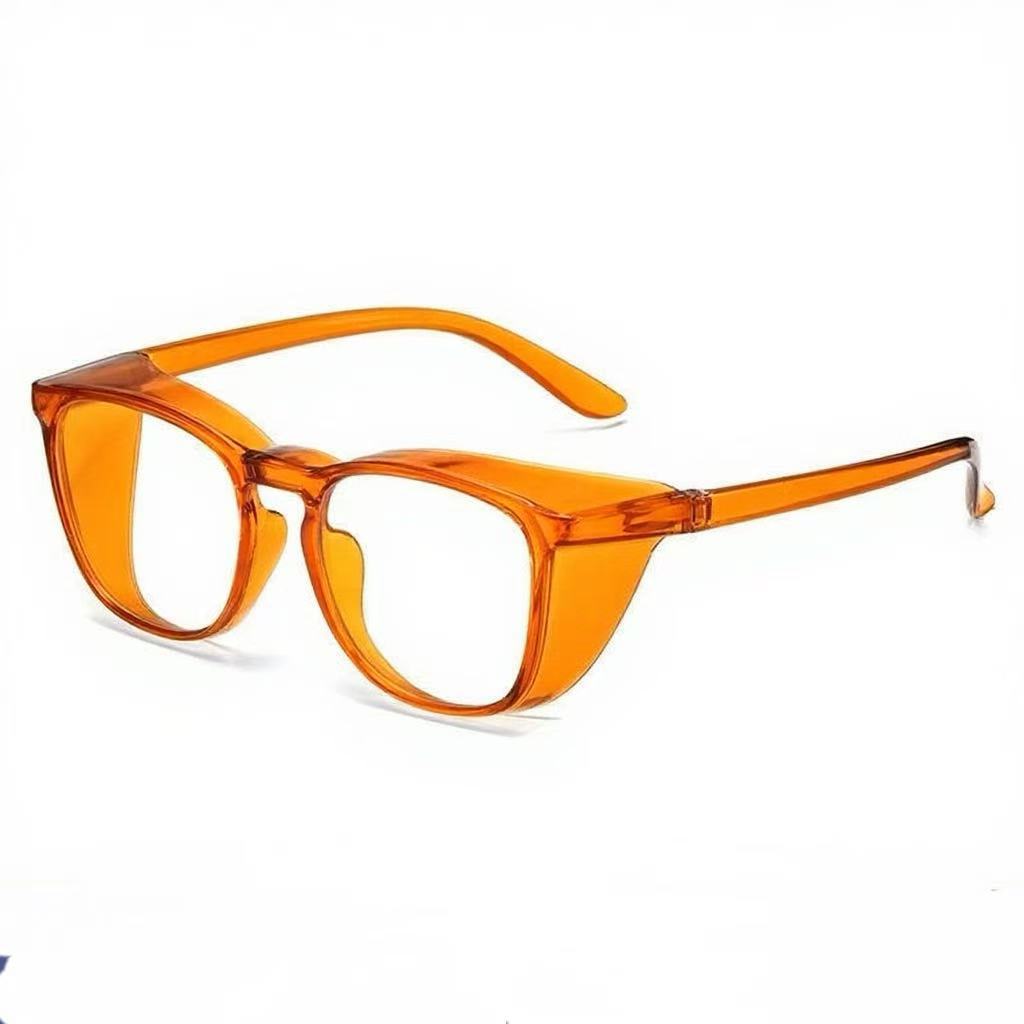 Protective Glasses Clear Lens Safety Goggles Dirving Cycling Glasses Sand-proof Men Women Anti Fog Blue Light Blocking Glasses