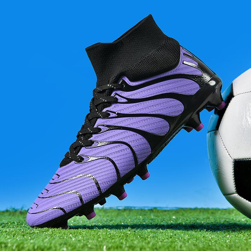 

Модные футбольные бутсы унисекс, футбольные бутсы, футбольные ботильоны, молодежные тренировочные кроссовки, спортивная обувь на открытом воздухе 36 фиолетовый
