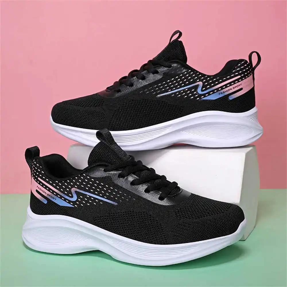 Thick-heeled Spring-autumn Tenis 46 Running Red Woman Sneakers Lady Shoes Women Sports Global Brands Bascket Interesting