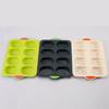 Silicone Silicone Cake Mold 8 Grids Silicone Baking Pan Food Grade Bread Loaf Pan  Household Baking