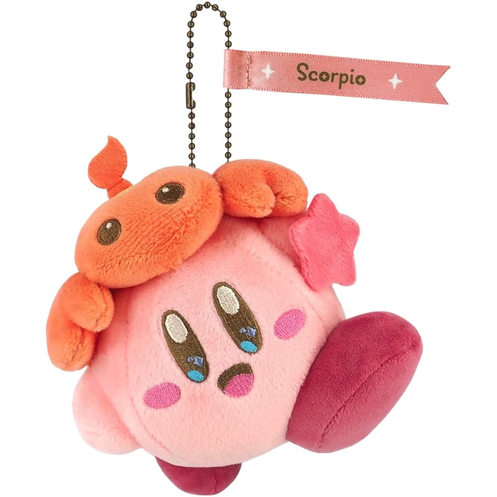 Sanei Boeki Kirby Horoscope Collection Scorpio Plush Mascot 12x9.5x11cm Soft Toy