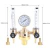 Double Tube Argon Regulator Flowmeter Gas Pressure Reducer G5 8 Male Thread for Welding
