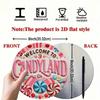 Vintage Metal Tin Sign 7.87 Inch Retro Wall Decor Cute Candyland Art Aluminum Painting for Halloween Party Room Decoration