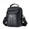 100% Genuine Leather Men's Crossbody Bag, Single Shoulder Bag, Large Capacity, Wear-resistant