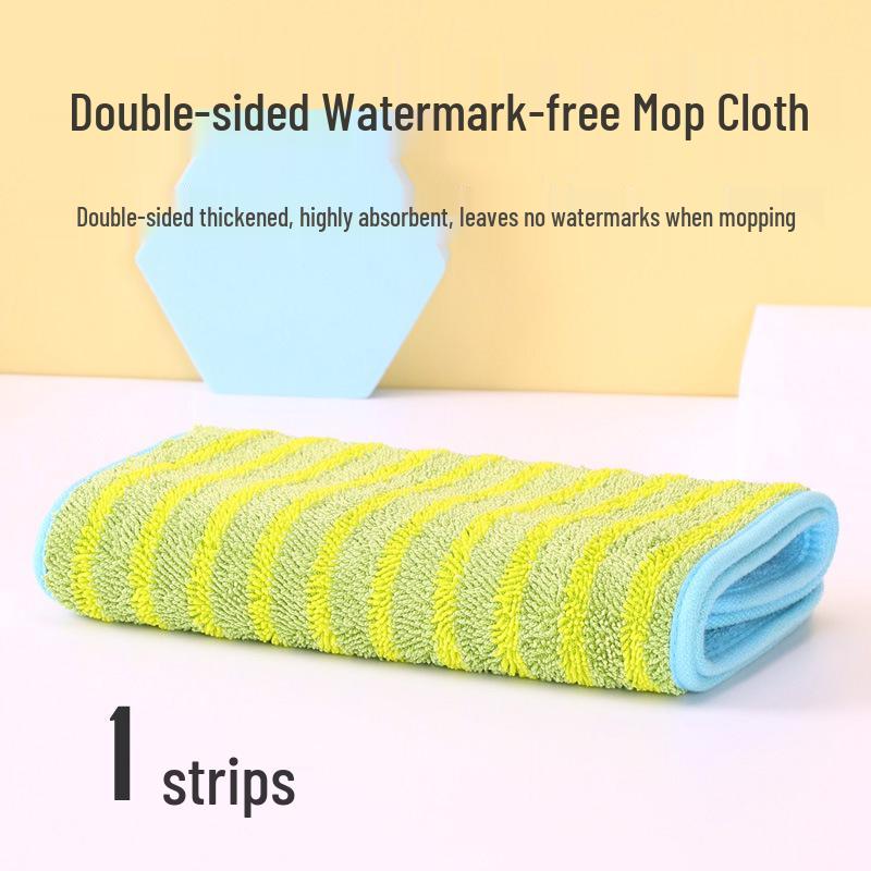 Double-Sided Thickened Mop Cloth Replacement for Flat Mop