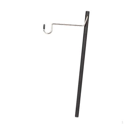 Camping Accessory Light Pole with Utility Hook 12.6inch Long Sturdy for Outdoor Activities Easily