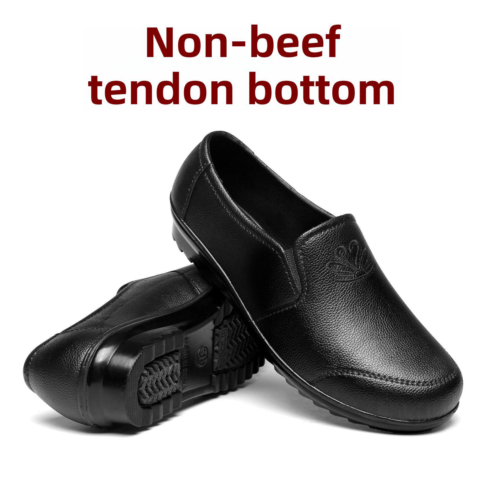 

Женские нескользящие износостойкие короткие резиновые сапоги - корейская версия, резиновая обувь для взрослых для работы на кухне. Non-cow tendon sole, Size 38