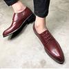 Leder Formale Oxford Männer Schuhe Schnüren Spitzschuh Business Büroarbeit Kleid Schuhe Männliche Schuhe