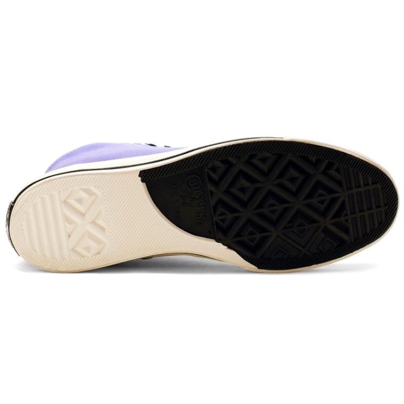 Converse Chuck Taylor 1970S Hi Round Toe Lace-up Mid-top Canvas Shoes Unisex Purple