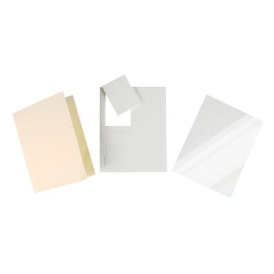 MégaCréa DIY - Double Shaker Card for Glitter Cards Rectangle 10 X 14 Cm