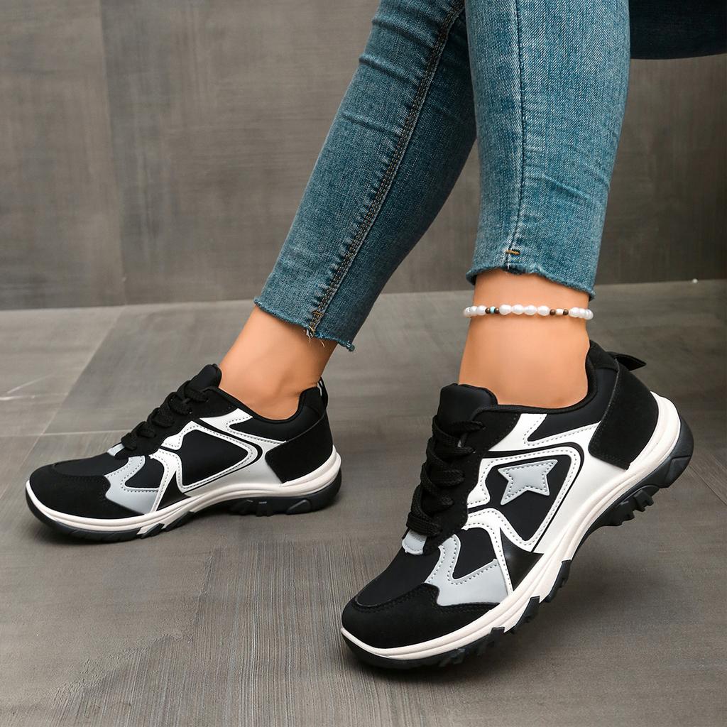 Autumn New Sports Shoes Simple and Fashionable Women's Casual Low Top Running Sports Shoes36-42