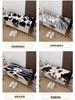 Rabbit Plush Shoe Changing Stool with Cushion and Mat