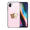 TOPLBPCS Cute Rilakkuma Tempered Glass Phone Shell Case For Xiaomi Redmi 11 Lite Pro Ultra 10T 10 9 8 Cc Se Cover Silicone Cases