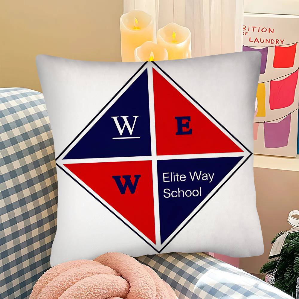 pc Elite Way School Rebelde Way Pillow Case Fashion Square Pillowcase Bedroom Sofa Room Ins Decoration Leisure