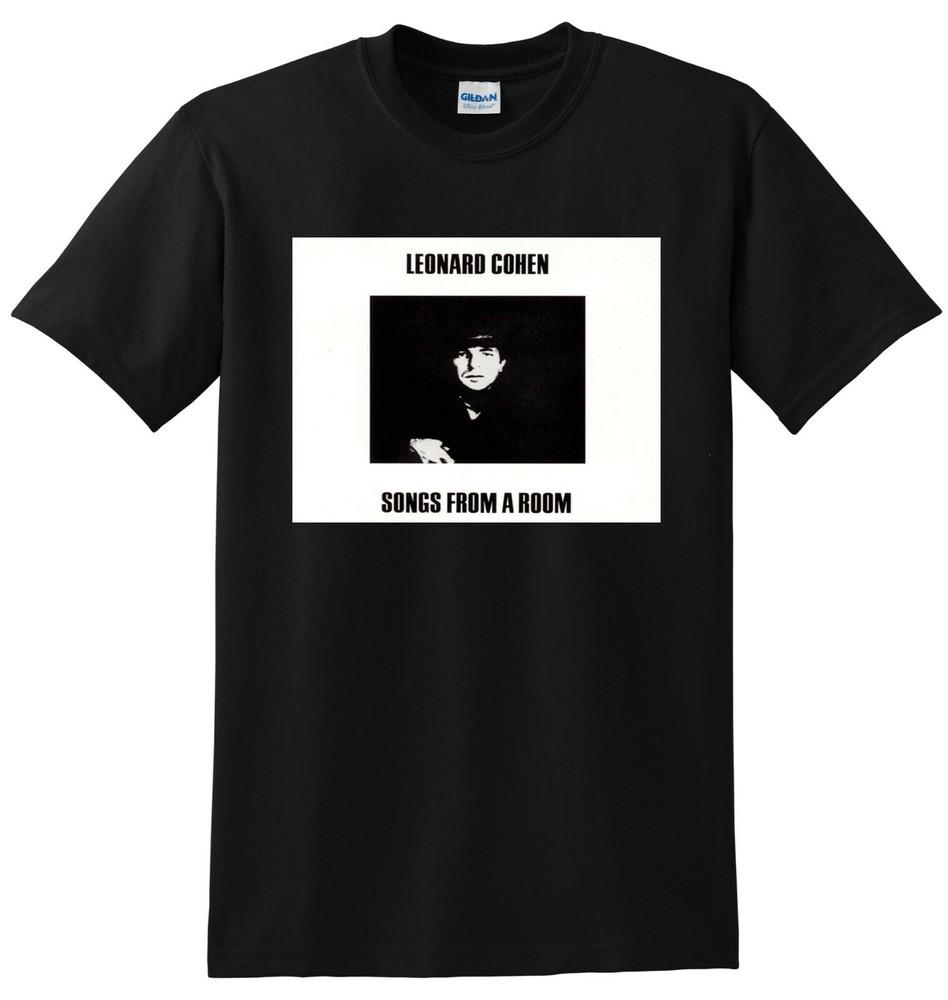 LEONARD COHEN T SHIRT songs from a room vinyl cd cover SMALL MEDIUM LARGE XL Unisex T-Shirt S