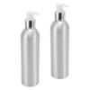 Aluminium Soap Dispenser Heat Resistant Reusable Hand Lotion Bottle Shower Dish Dispenser for Lotion Shampoo Massage Oil