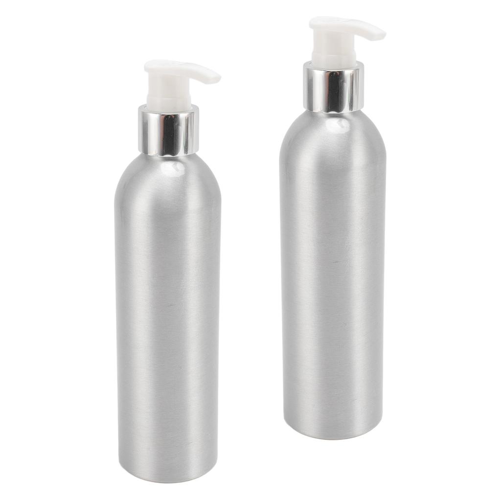 Aluminium Soap Dispenser Heat Resistant Reusable Hand Lotion Bottle Shower Dish Dispenser for Lotion Shampoo Massage Oil