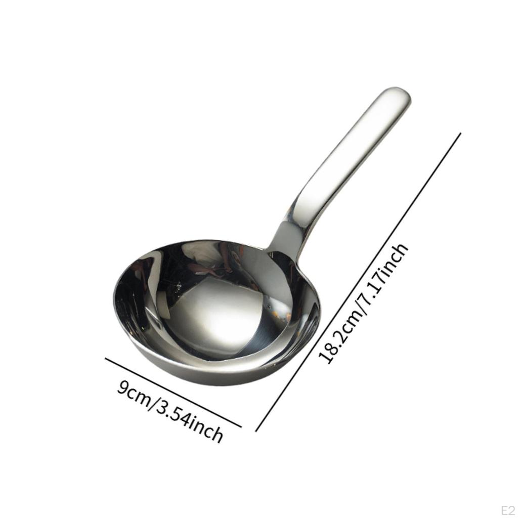 Large Ramen Bouillon Spoon Gravy Cooking Utensils Soup Ladle Big for Serving Rice Noodle