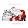 3pcs Red Rose Music Note Duvet Cover Set, Romantic Floral Butterfly Bedding, For Family Bedrooms Dormitories Hotels