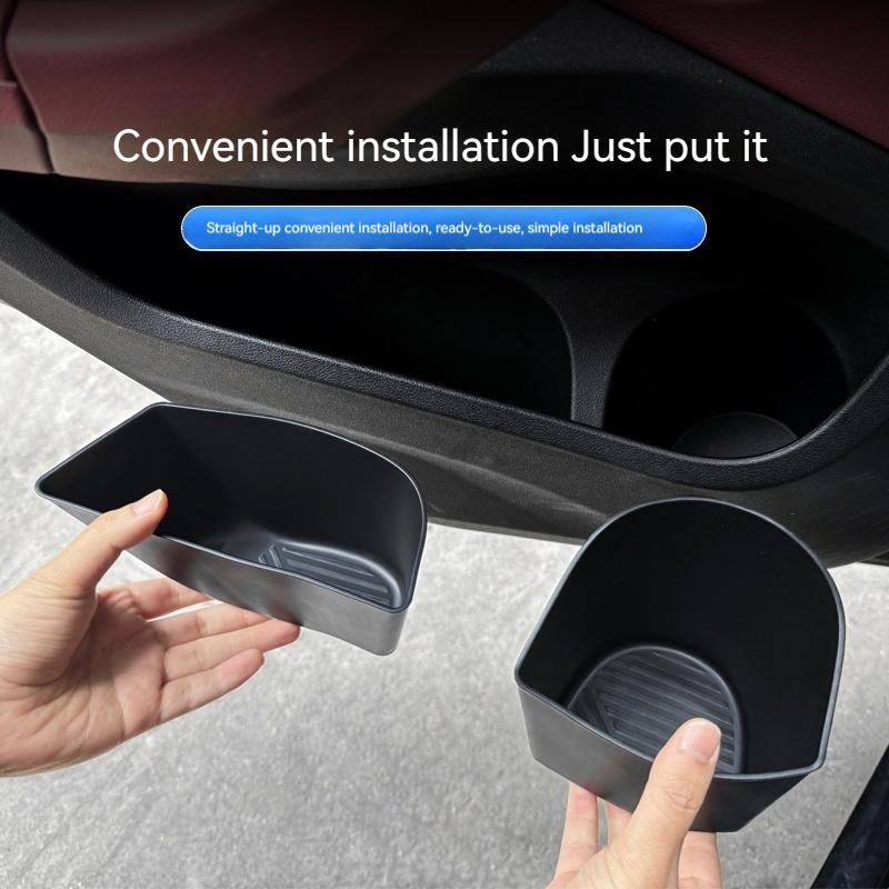 Für BMW X3 G01 2025 4 STÜCKE Auto Vordertür Seite Aufbewahrungsbox TPE Vordertür Organizer Ablage Auto Innenzubehör