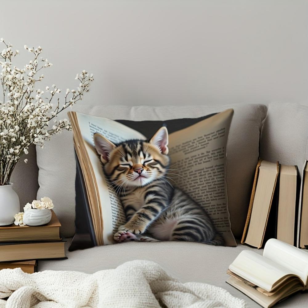 Modern square pillowcase 18X18 inch single-sided printing pillow cover home pillowcase living room decoration