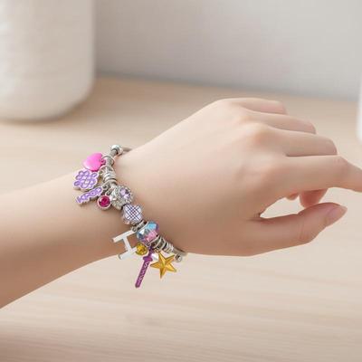 Anime Demon Hunters Series Bead Bracelet Y2K Harajuku Personalized Cosplay Bangle Jewelry Gift For Women Girls